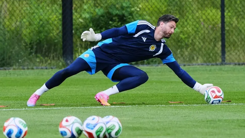 Craig Gordon con la Selección de Escocia | AP