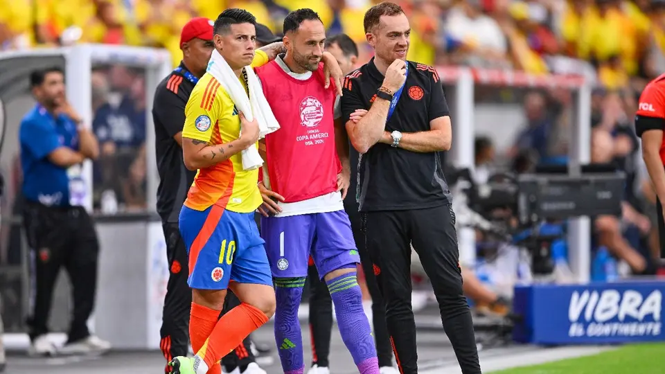 James Rodríguez y David Ospina con Colombia | MEXSPORT