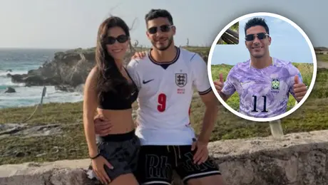 Esposa de Raúl Jiménez responde a la "polémica" por usar jersey de Inglaterra: “Somos 100 por ciento mexicanos”