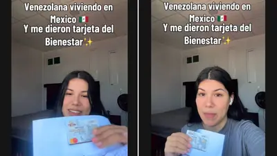 Venezolana recibe Tarjeta del Banco Bienestar y desata debate en redes / VIDEO