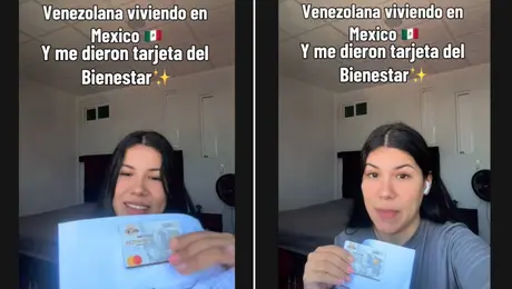 Venezolana recibe Tarjeta del Banco Bienestar y desata debate en redes / VIDEO