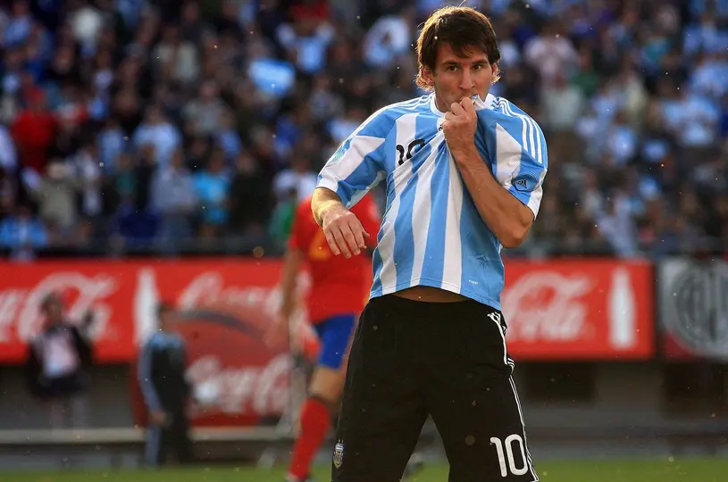 Messi apareció en la goleada ante España en el 2010 | MEXSPORT