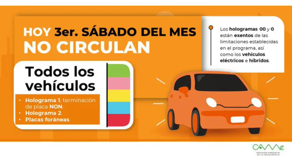Los autos con holograma 1 y 2 y terminación non, no podrán circular este sábado / Especial