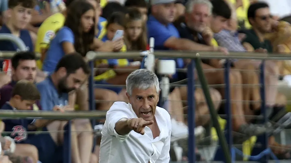 Quique Setién, entrenador español | AP