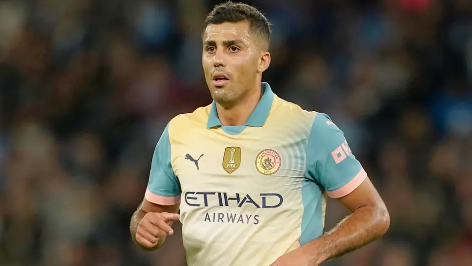 Rodrigo Hernández con el Manchester City | AP