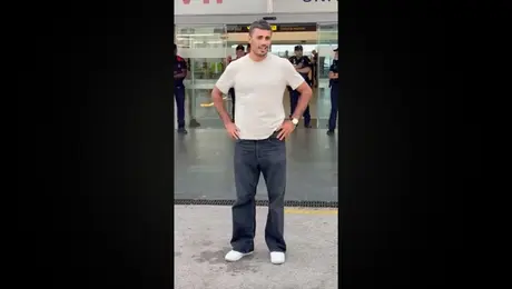 Rodri aterrizó en Barcelona