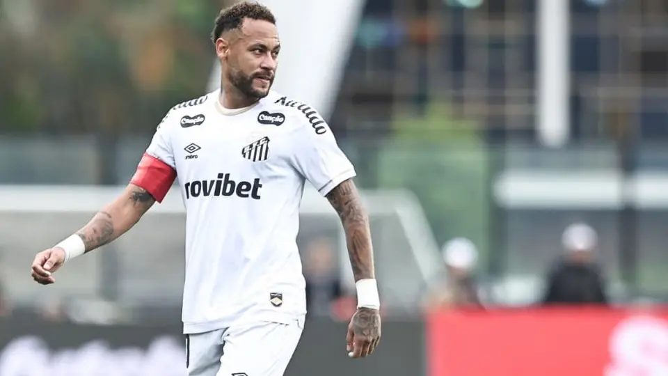 Neymar en el duelo ante Vasco da Gama | IG: @santosfc