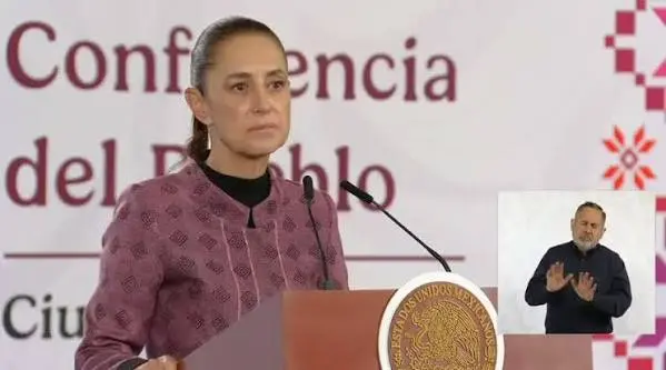 La presidenta Claudia Sheinbaum confirmó el fallecimiento de los dos mexicanos y aseguró que la Cancillería mantiene contacto con sus familiares./Captura Mañanera 17 de agosto