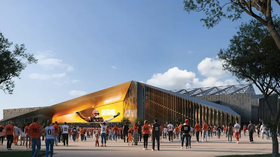 Asi se verá el nuevo estadio de los Browns desde fuera | BROWNS