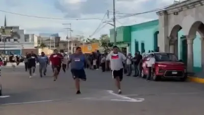VIDEO: Así fue la primera carrera de panzones en México