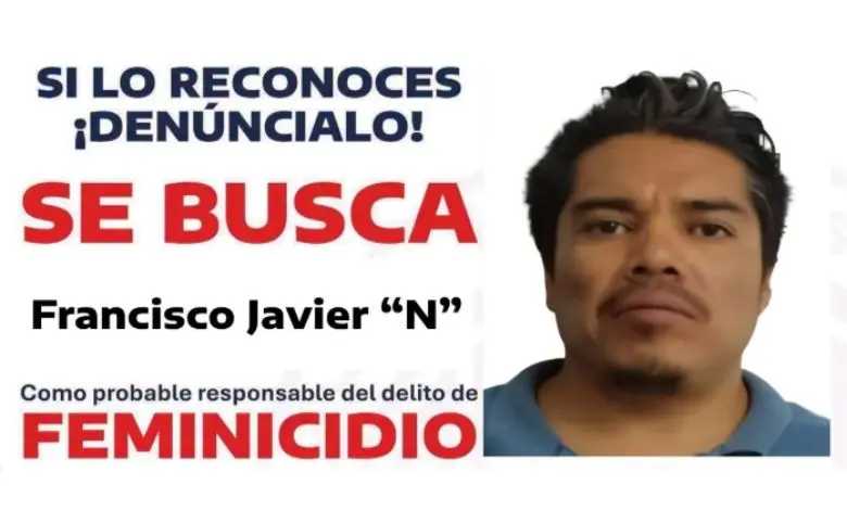 Francisco Javier ‘N’ es buscado por la Fiscalía de Morelos por el asesinato de Claudia./Fiscalía de la Ciudad de México