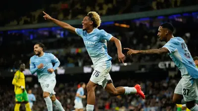 Manchester City golea al Norwich y avanza en la EFL Cup