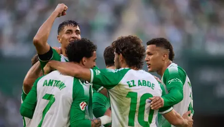 Real Betis se impone por la mínima a Getafe; Fidalgo jugó dos minutos