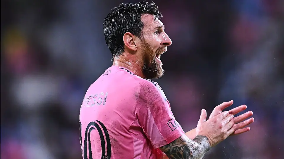 Lionel messi reclamando en la Campeones Cup 2026 | MEXSPORT