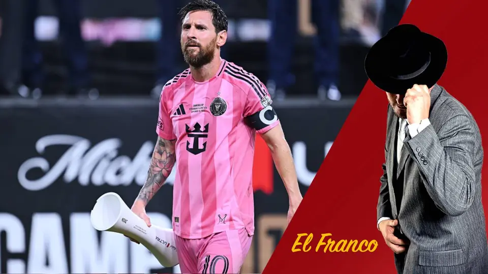 Aún con ayuda, Messi se enojó