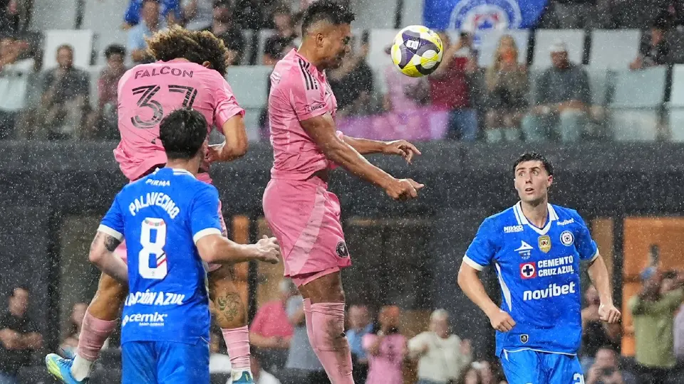 Casemiro vs Cruz Azul en la Campeones Cup | AP