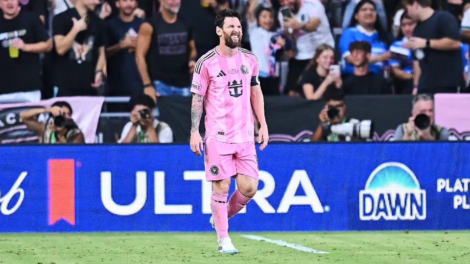 Lionel Messi jugando para Inter Miami en la Campeones Cup 2026 | MEXSPORT