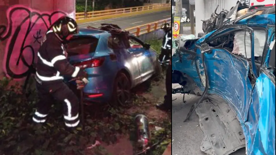 El vehículo habría circulado a exceso de velocidad cuando su conductor perdió el control / Especial