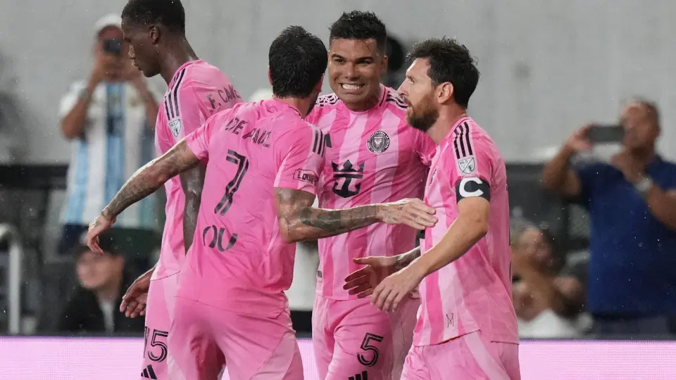 Casemiro, Messi y De Paul con Inter de Miami | AP
