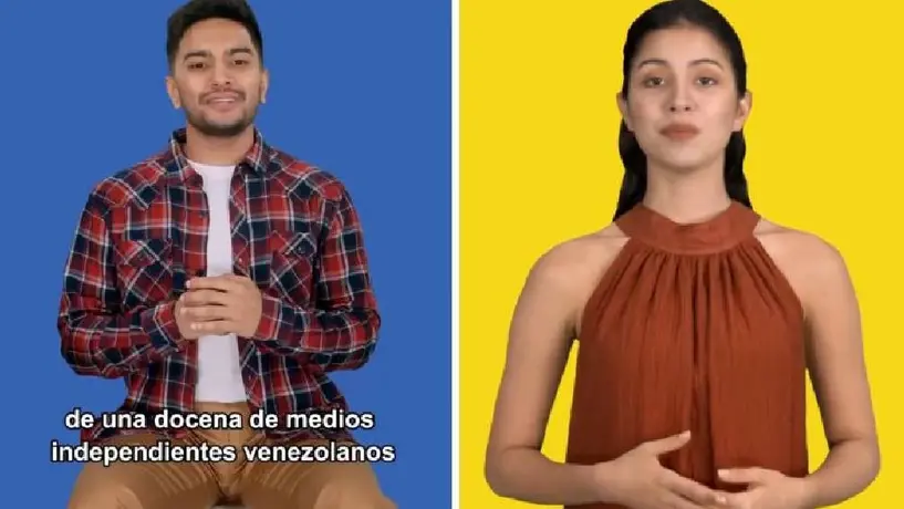 VIDEO: Periodistas generados por IA luchan contra la censura de Nicolás Maduro
