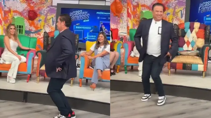 Mario Bezares es invitado al programa ‘Hoy’ y baila “El gallinazo”