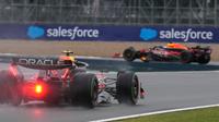Los daños en su auto le negaron la pole position en Gran Bretaña, aseguró Max Verstappen