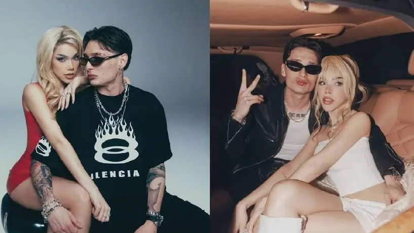 ¿Kenia Os eres tú? Captan a Peso Pluma besando a "misteriosa" mujer antes de un concierto