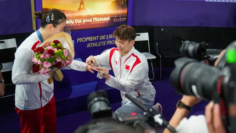 París 2024: Campeona olímpica en bádminton recibió propuesta de matrimonio