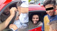 Pequeño aficionado pide a César 'Chino' Huerta que le firme la frente