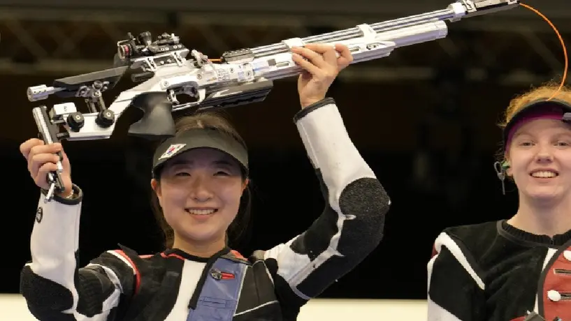 Tiradora surcoreana Ban Hyojin logra el oro olímpico por .1 de punto tras desempate