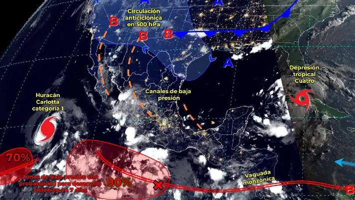 Se espera nuevo ciclón tropical en México; las lluvias continuarán este sábado