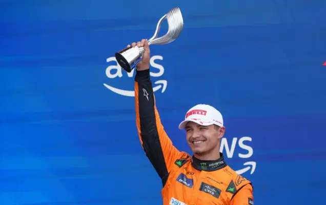 Lando Norris 'celebra' en Canadá: 'Ser Piloto del Día, mejor que ganar'