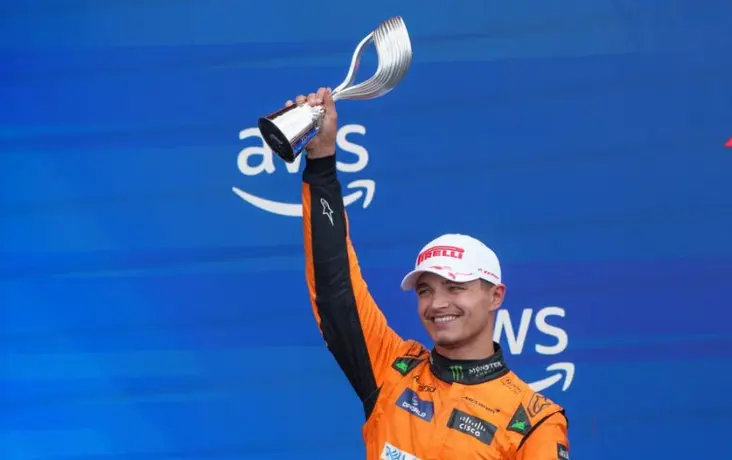 Lando Norris 'celebra' en Canadá: 'Ser Piloto del Día, mejor que ganar'