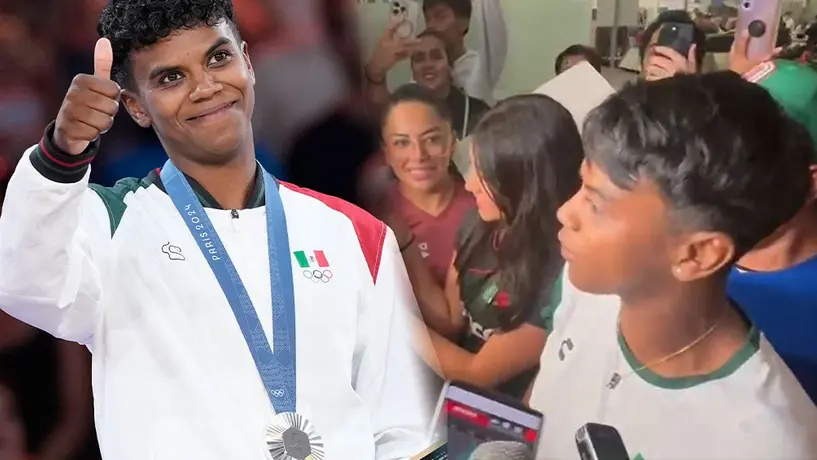 Prisca Awiti, a su llegada a la CDMX: "que esta medalla inspire a México y a su judo"