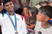 Prisca Awiti, a su llegada a la CDMX: "que esta medalla inspire a México y a su judo"