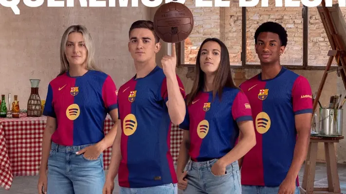 ¡Es hermosa! Barcelona presenta su nueva playera para la temporada 2024-2025