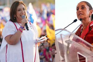 Xóchitl Gálvez celebra repunte en encuesta; Claudia Sheinbaum dice que los números son manipulados