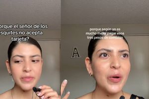 VIDEO: Influencer se queja de los vendedores ambulantes por no aceptar pagos con tarjeta