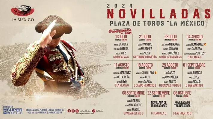 Plaza México: Anuncian cartel de novilladas con pamplonada incluida; inician en julio