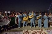 VIDEO: Celebran con serenata desde Nueva York cumpleaños de Claudia Sheinbaum por su cumpleaños 62