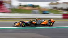 Lando Norris domina la FP1 del GP de Gran Bretaña; Checo Pérez no tuvo participación