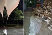 Corea del Norte lanza globos con excrementos y basura a Corea del Sur