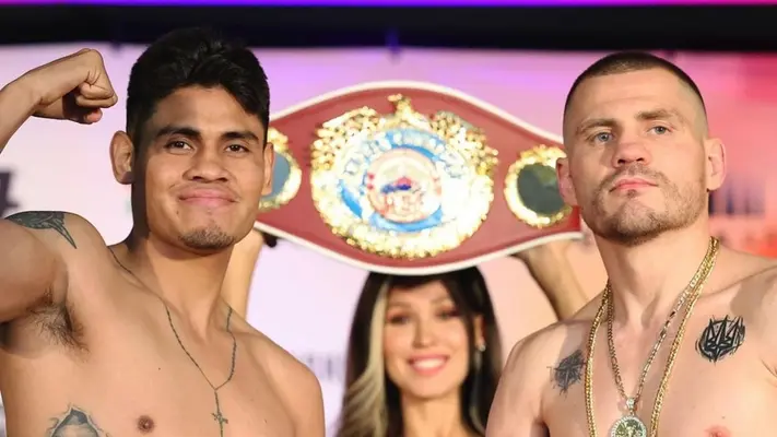 Vaquero Navarrete pierde pelea por el título mundial ligero de la OMB ante Denys Berinchyk