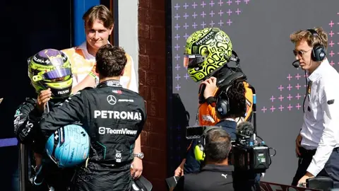 ¡Russell descalificado! Lewis Hamilton se queda con la victoria en el Gran Premio de Bélgica