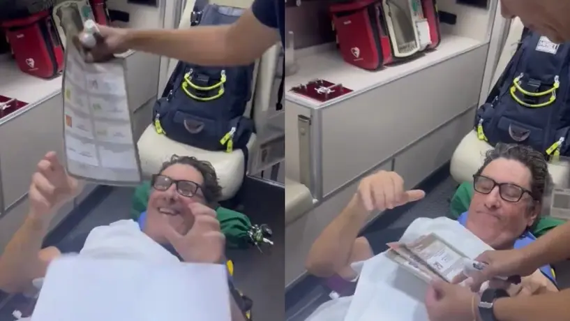 ¡Que nada te impida votar! Ciudadano acude a votar en ambulancia en Yucatán