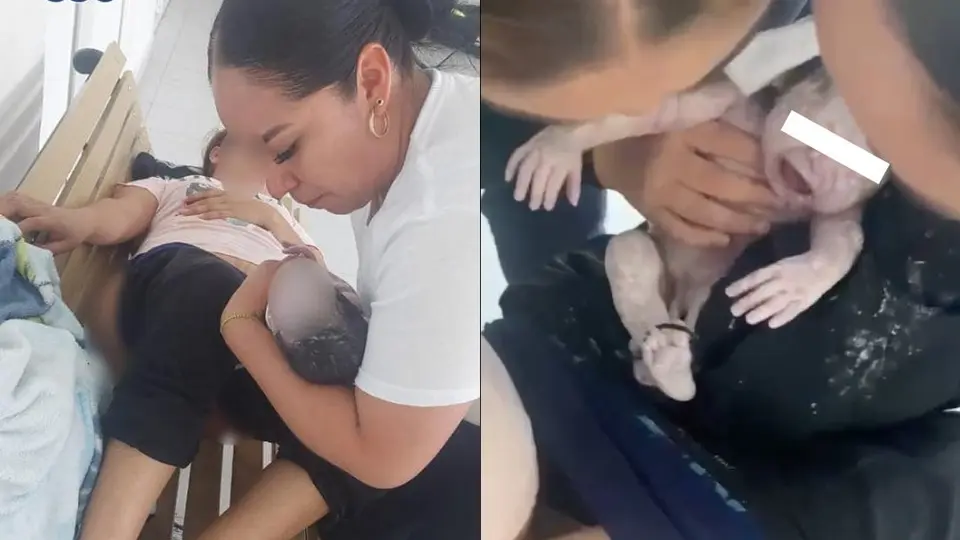 De Policías a parteras: Ayudan a mujer para que tuviera a su bebé en Tepito