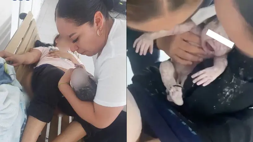 De Policías a parteras: Ayudan a mujer para que tuviera a su bebé en Tepito