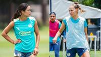 Camberos y Luebbert ya entrenan con América; Irene Guerrero también participó