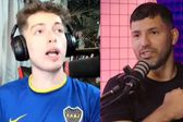 Kun Agüero protagoniza pelea con streamer 'Davo' tras eliminación de Boca Juniors