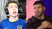 Kun Agüero protagoniza pelea con streamer 'Davo' tras eliminación de Boca Juniors